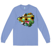 Colony Blue Colima State Of Mexico Map Long Sleeve Tee - RanaPortraitStore