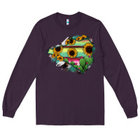 Plum Colima State Of Mexico Map Long Sleeve Tee - RanaPortraitStore