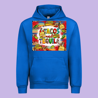 Tacos And Tequila Urban Hoodie Designed By Ranaportraitstore
