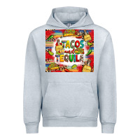 Heather Grey tacos and tequila Urban Hoodie - RanaPortraitStore