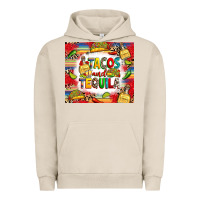 Pigment French Oak tacos and tequila Urban Hoodie - RanaPortraitStore