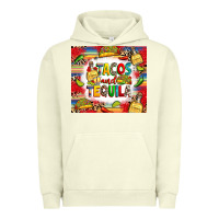 Pigment Pistachio tacos and tequila Urban Hoodie - RanaPortraitStore