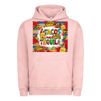 Pigment Salmon tacos and tequila Urban Hoodie - RanaPortraitStore