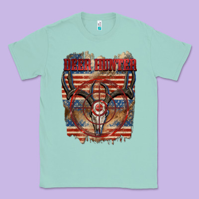 Deer Hunter Classic Tee Designed By Cowgirlartshop