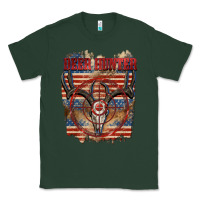 Sports Green deer hunter Classic Tee - CowGirlArtShop