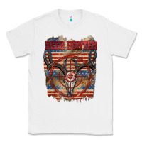 White deer hunter Classic Tee - CowGirlArtShop