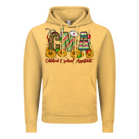 Vintage Mustard christmas cma certified medical assistant Vintage Hoodie - FaDigitalArtStudio