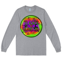 Heather Grey teacher monsters earrings Long Sleeve Tee - BundleAndBundleShop