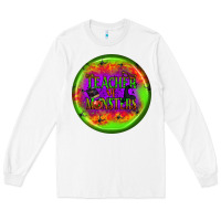 White teacher monsters earrings Long Sleeve Tee - BundleAndBundleShop