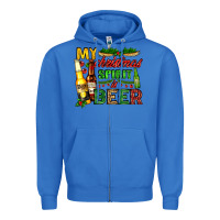 True Royal my christmas spirit is beer with beer bottles Zipper Hoodie - AdoDesignShop