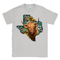 Moon Dust texas map highland cow Classic Tee - Jasminsmagicworld