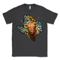 Smoke texas map highland cow Classic Tee - Jasminsmagicworld