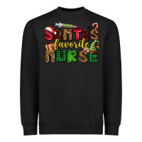 Black santas favorite nurse Heavyweight Sweatshirt - AdoDesignShop