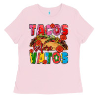 Bubblegum Pink tacos before vatos olivia Ladies Tee - OliviaCreatesArt