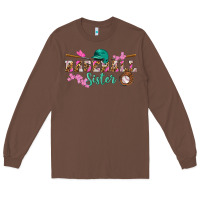Chestnut baseball sister Long Sleeve Tee - BundleAndBundleShop
