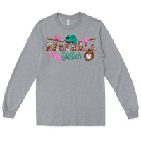 Heather Grey baseball sister Long Sleeve Tee - BundleAndBundleShop