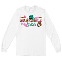 White baseball sister Long Sleeve Tee - BundleAndBundleShop