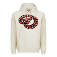 Oatmeal Heather milk snake Premium Hoodie - LillyAllenDesigns