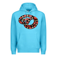 Ocean Blue milk snake Premium Hoodie - LillyAllenDesigns