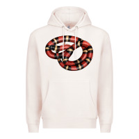 Pale Pink milk snake Premium Hoodie - LillyAllenDesigns