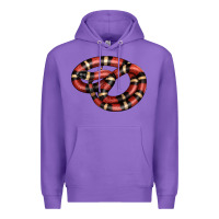 Purple milk snake Premium Hoodie - LillyAllenDesigns