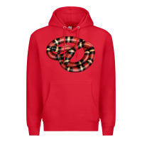Red milk snake Premium Hoodie - LillyAllenDesigns