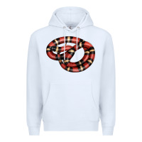 White milk snake Premium Hoodie - LillyAllenDesigns