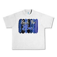 Lunar Rock Back the blue brushstrokes Urban Heavy Tee - FaDigitalArtStudio