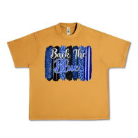 Peanut Butter Back the blue brushstrokes Urban Heavy Tee - FaDigitalArtStudio