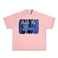 Salmon Back the blue brushstrokes Urban Heavy Tee - FaDigitalArtStudio