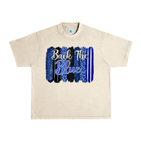 Sandshell Back the blue brushstrokes Urban Heavy Tee - FaDigitalArtStudio