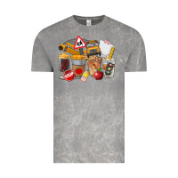 Cloud Rock School Bus Coffee Cups Vintage Tee - FaDigitalArtStudio
