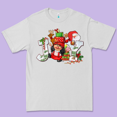 Christmas Joy Girl Gnome Premium Tee Designed By Cowgirlartshop