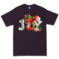 Plum christmas joy girl gnome Premium Tee - CowGirlArtShop