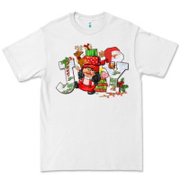 White christmas joy girl gnome Premium Tee - CowGirlArtShop