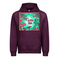 Mauve Wine nurse life Urban Hoodie - RanaPortraitStore