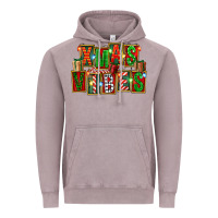 Vintage Zinc Christmas xmas vibes Vintage Hoodie - FaDigitalArtStudio