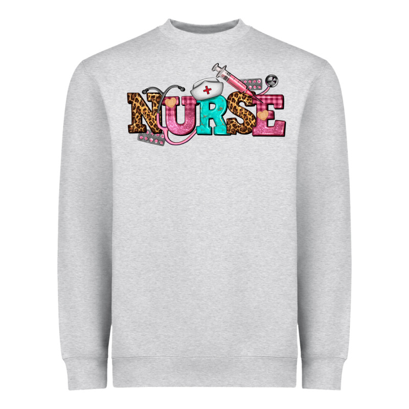 Nurse With Nurse Element Heavyweight Sweatshirt by AdoDesignShop | Teevron