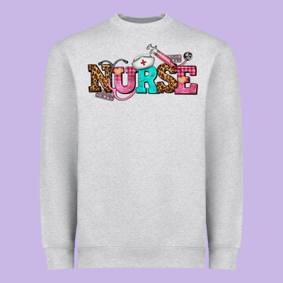 Nurse With Nurse Element Heavyweight Sweatshirt Designed By Adodesignshop