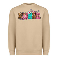 Mushroom nurse with nurse element Heavyweight Sweatshirt - AdoDesignShop
