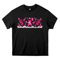 Black cancer ribbon with daisy Heavy Core Tee - TumblerDesignByShophia