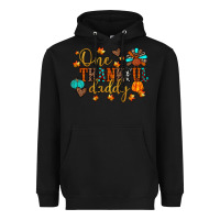 Black one thankful daddy Heavyweight Hoodie - JahusDesignShop