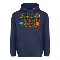 Navy one thankful daddy Heavyweight Hoodie - JahusDesignShop