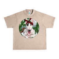French Oak Bull Terrier And Farm Urban Heavy Tee - RanaPortraitStore
