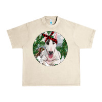 Sandshell Bull Terrier And Farm Urban Heavy Tee - RanaPortraitStore