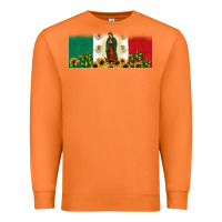 Carrot lady of guadalupe mexican flag Premium Sweatshirt - JahusDesignShop