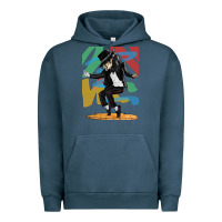 Pigment Midnight Navy michael jackson Urban Hoodie - artisFamous
