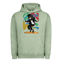Pigment Oil Green michael jackson Urban Hoodie - artisFamous