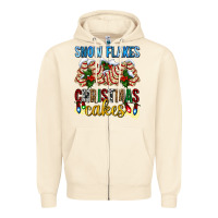 Sandshell snow flakes christmas cakes ado Zipper Hoodie - AdoDesignShop