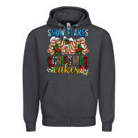 Smoke snow flakes christmas cakes ado Zipper Hoodie - AdoDesignShop